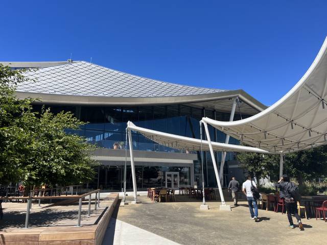 27일(현지 시간) 미국 캘리포니아주 마운틴뷰 모펫 필드의 구글 베이뷰 캠퍼스 /실리콘밸리=정혜진 특파원