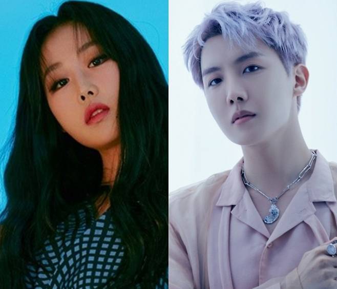 가수 이수정, 방탄소년단 멤버 제이홉 /사진제공=울림엔터테인먼트(이수정), 빅히트 뮤직(제이홉)