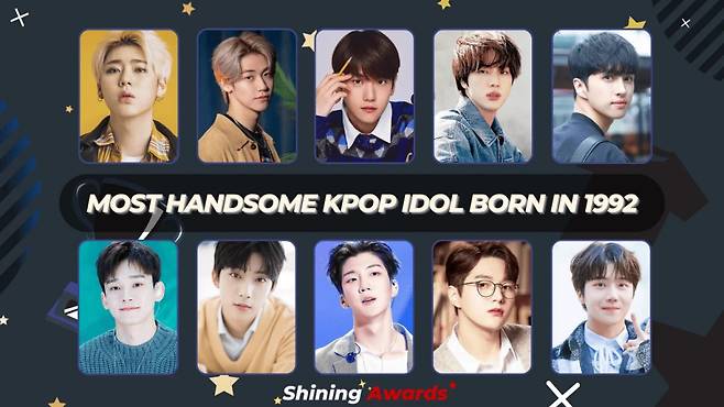 방탄소년단 진, '가장 잘생긴 92년생 K팝 아이돌' 1위..'비주얼 킹'