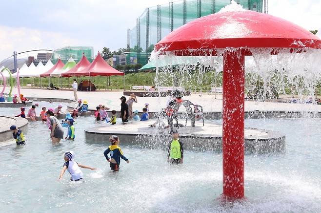 안양천 물놀이장 [구로구 제공. 재판매 및 DB 금지]