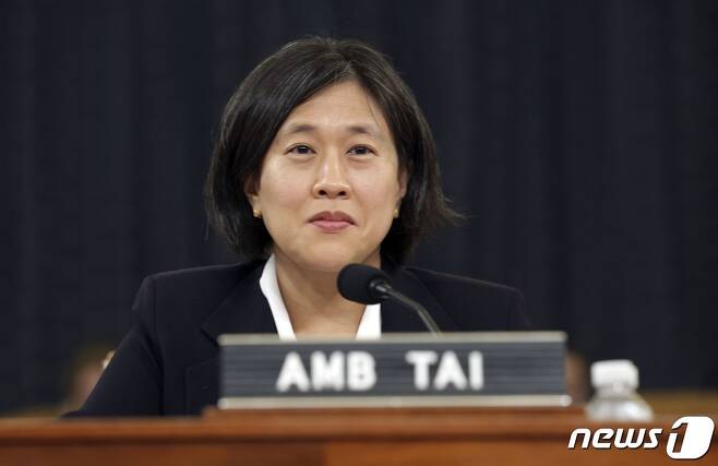 캐서린 타이 미국 USTR 대표. © AFP=뉴스1 © News1 우동명 기자