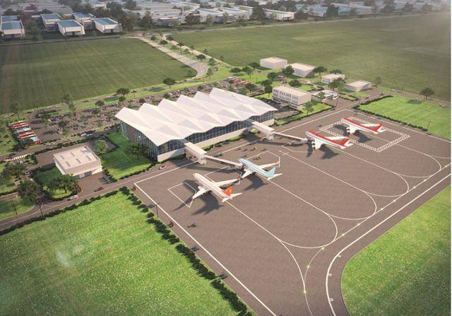 새만금국제공항 조감도. 국토부 제공