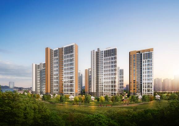 '리듬시티 우미린' 투시도. [사진=우미건설]