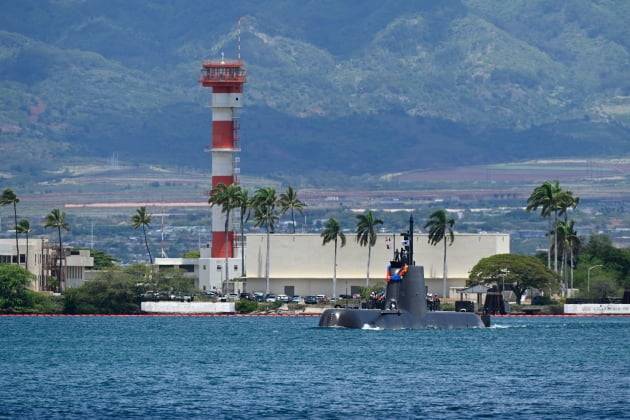1800t급 잠수함 '신돌석함'. 림팩 트위터