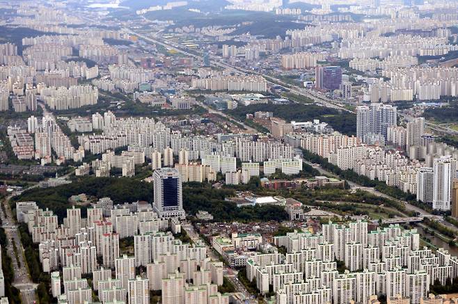 성남시 분당구 아파트 단지 전경  [사진 = 김재훈 기자]