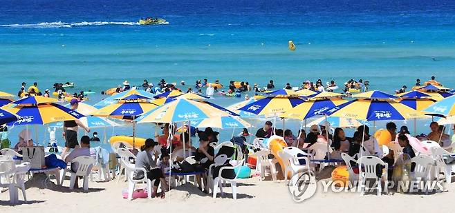제주 함덕 해수욕장 [연합뉴스 자료 사진]