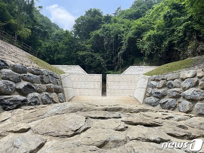 강원 평창군 사방댐 설치사업 자료사진. (평창군 제공) 2022.6.30/뉴스1