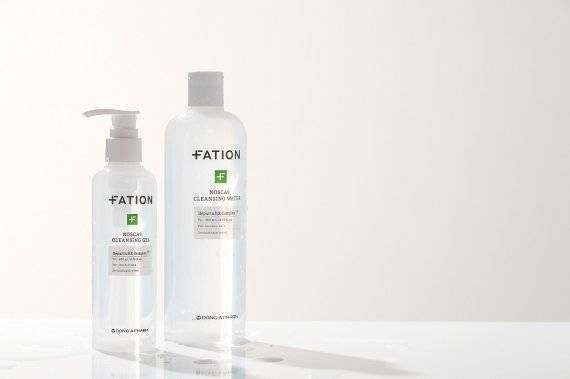 동아제약 파티온 ‘노스카나인 클렌징 워터&클렌징 젤’. 동아제약 제공.