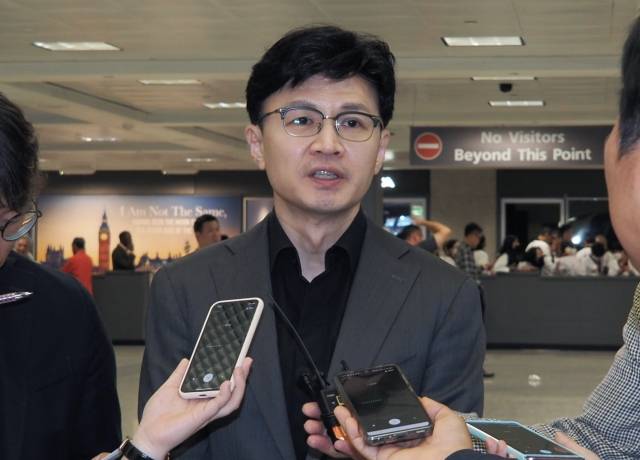 미국 도착한 한동훈 법무부 장관. 연합뉴스