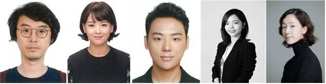 대한민국예술원상 젊은 예술가상 수상자로 선정된 (왼쪽부터) 황유원 시인·정한아 소설가·신창용 피아노연주자·전예은 작곡가·장혜림 무용가. 2022.006.30.   (사진=대한민국예술원 제공) photo@newsis.com  *재판매 및 DB 금지