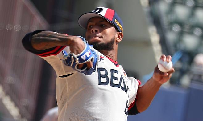 두산 베어스 아리엘 미란다. 연합뉴스