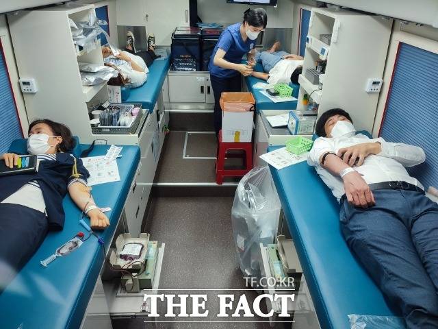 장흥군, 혈액수급난 극복 「생명나눔 사랑의 헌혈」 실시/징흥군 제공