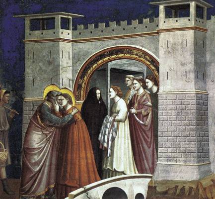 조토, 황금문에서 만난 요아킴과 안나(황금문에서의 만남)