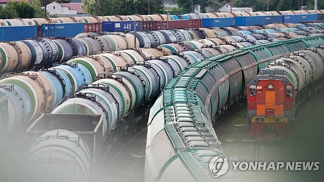 러시아 화물열차 막아선 리투아니아…발트해도 긴장 고조(CG) [연합뉴스TV 제공]