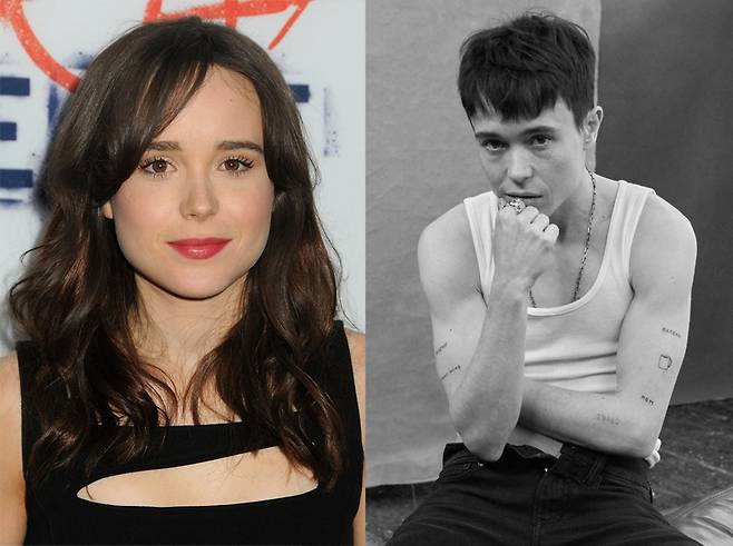 ▲ 2020년 말 성전환수술을 한 엘리엇 페이지(Elliot Page).