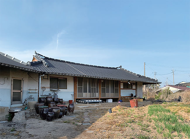 정읍시 덕천면 농촌 지역에 있는 한 주택. 사진 정읍시청