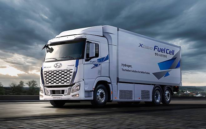 Hyundai Motor’s hydrogen fuel cell truck Xcient Fuel cell (Hyundai Motor Group)