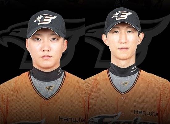 한경빈(왼쪽), 신제왕. 사진제공 | 한화 이글스
