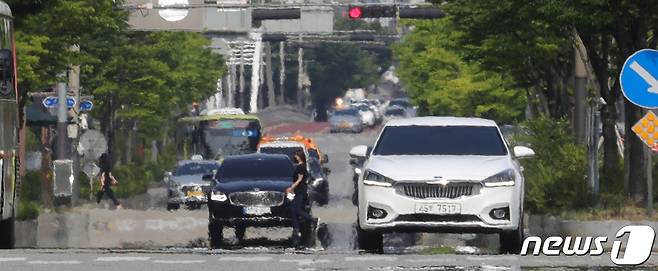 폭염 자료사진.(사진은 기사 내용과 무관함) / 뉴스1 © News1 유경석 기자