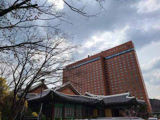 서울 장충동 호텔신라 전경. 이소아 기자