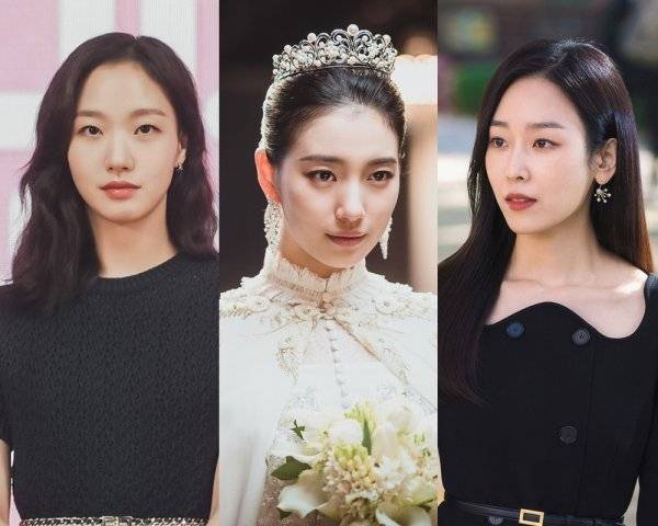 김고은, 수지, 서현진(왼쪽부터)이 각각 원톱 주연으로 나선 드라마 ‘유미의세포들’, ‘안나’, ‘왜 오수재인가’가 시청자를 사로잡으며 화제를 모으고 있다. 사진제공｜티빙·쿠팡플레이·SBS