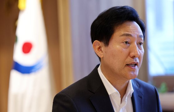 오세훈 서울시장이 시청 조직을 개편했다. 역점 사업을 추진할 조직을 대거 보강한 것이 특징이다. [연합뉴스]