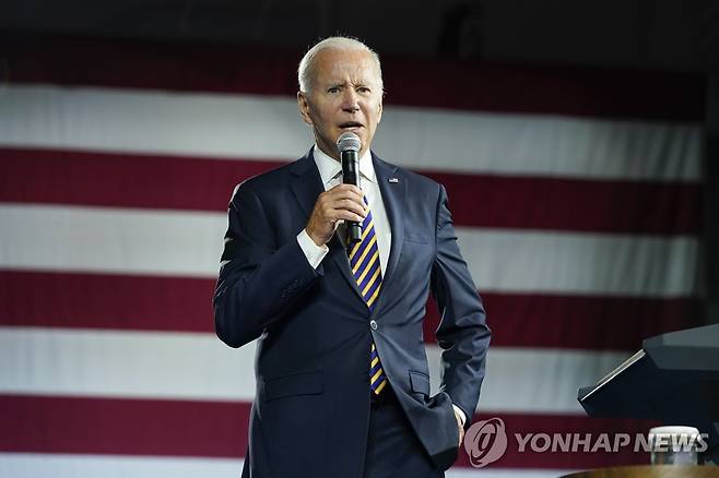 조 바이든 미국 대통령 [AP 연합뉴스 자료 사진. 재판매 및 DB 금지]