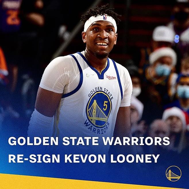 케본 루니가 재계약을 맺었다. 골스 구단 공식 SNS 제공