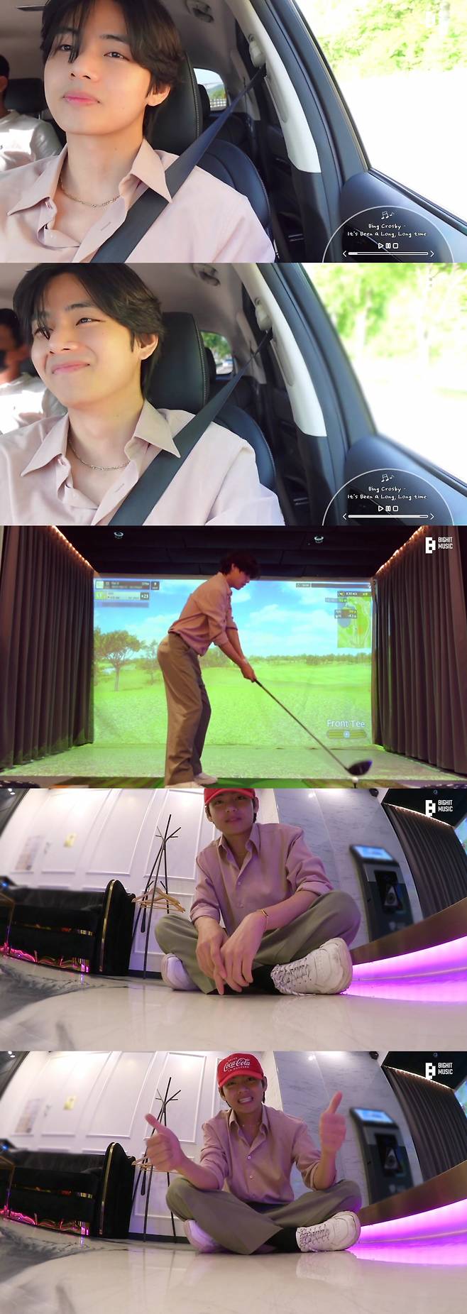 방탄소년단 뷔 '드라이브 브이로그' 24시간 810만뷰 1위..'52분간의 힐링'