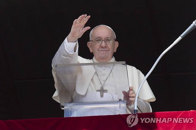 프란치스코 교황 [EPA 연합뉴스 자료사진] 재판매 및 DB 금지