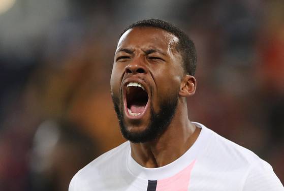 포효하는 조르지니오 바이날둠, 그의 별명은 '주사위 미드필더'다 (사진=REUTERS 연합뉴스)