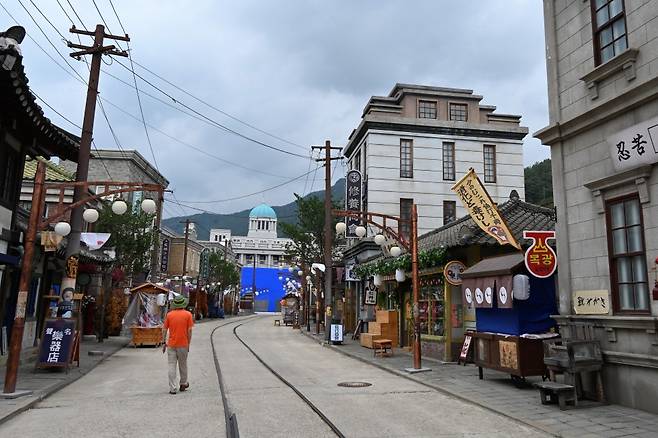 합천영상테마파크 내부.