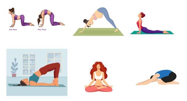 허리 건강에 도움이 되는 요가 동작./레그웰의원 제공