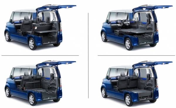 크고 작은 두 개의 멀티 보드와 엔드 보드를 이용해 침대 모드, 하단 모드, 상단 모드, 플랫 모드, 슬로프 모드와 같은 다섯 가지의 공간 연출이 가능