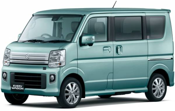 ‘에브리웨건’은 닛산 ‘클리퍼’, 마쓰다 ‘스크럼’, 미쓰비시 ‘타운박스’의 이름으로 OEM 공급되어 각 제조 업체에서도 판매되고 있다
