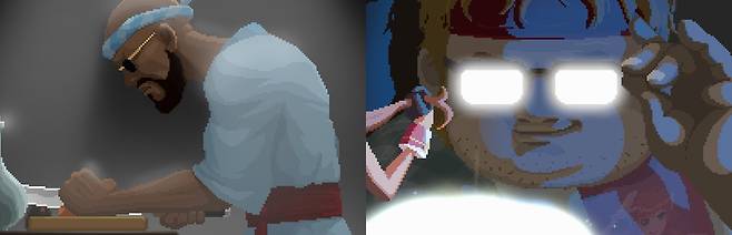 '데이브 더 다이버'의 등장인물 '반쵸'(왼쪽)와 '더프' [넥슨 제공. 재판매 및 DB 금지]