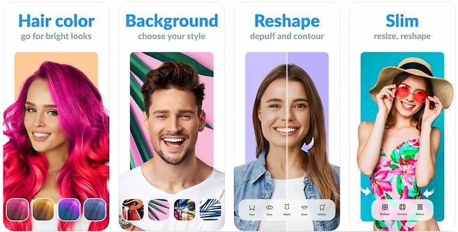 애플 앱스토어에 사기성 앱이 버젓이 서비스 중이어서 논란이 되고 있다. 사진은 얼굴사진 편집 앱 ‘페이스랩(Facelab)’. [앱스토어 홈페이지]