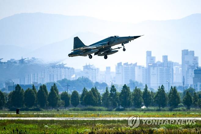 F-5 전투기 [연합뉴스 자료사진]