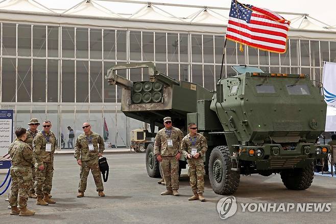 미국 고속기동포병로켓시스템(HIMARS)  [AFP 연합뉴스 자료사진. 재배포 및 DB 금지]