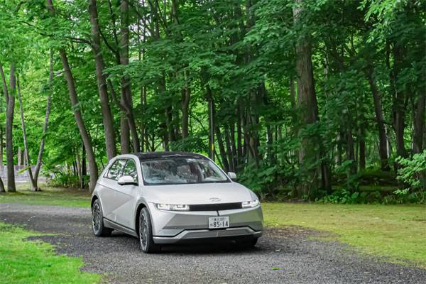 다음달 일본 MK택시에 공급될 현대차 첫 전용 전기차 `아이오닉5`. [사진 제공 = 현대차]