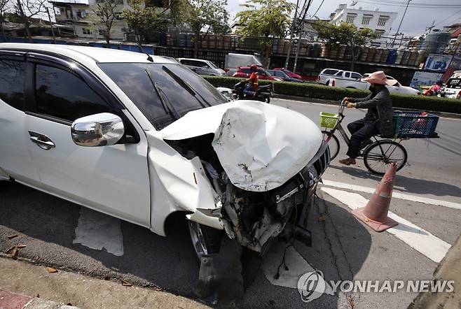 태국 교통사고 현장 [EPA 연합뉴스 자료사진. 재판매 및 DB 금지]