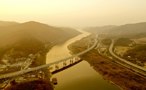 3경 금강 - 청벽산에서 바라본 금강