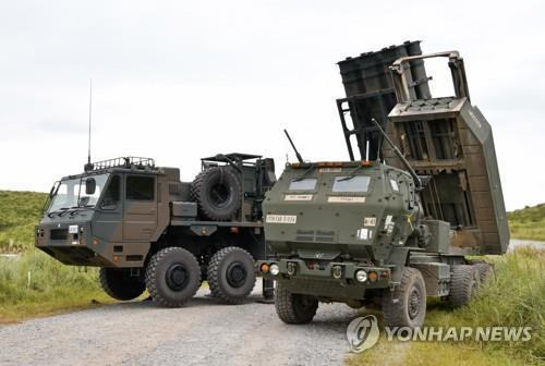 미 육군 고속기동 포병 로켓 시스템(HIMARS) [UPI 연합뉴스 자료사진. 재판매 및 DB 금지]