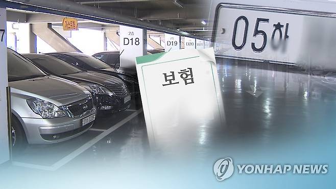 렌터카 사고(CG) [연합뉴스TV 제공]