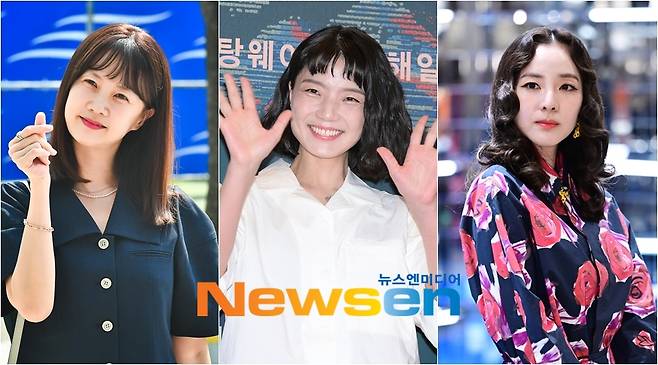 왼쪽부터 박소현, 산다라박, 안영미