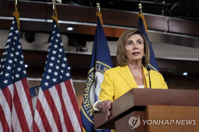 낸시 펠로시 미 하원의장 [AFP/게티이미지 연합뉴스 자료사진. 재판매 및 DB 금지]