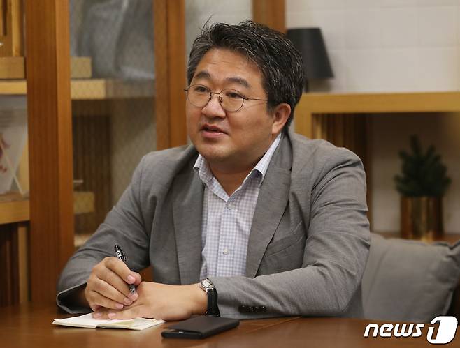 오성익 국토교통부 해외건설정책과장이 26일 서울 종로구에서 뉴스1과 인터뷰를 하고 있다. 2022.7.26/뉴스1 © News1 이성철 기자