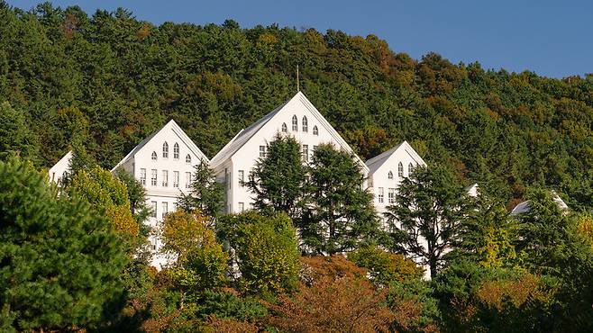 조선대학교 본관 전경.조선대 누리집 갈무리