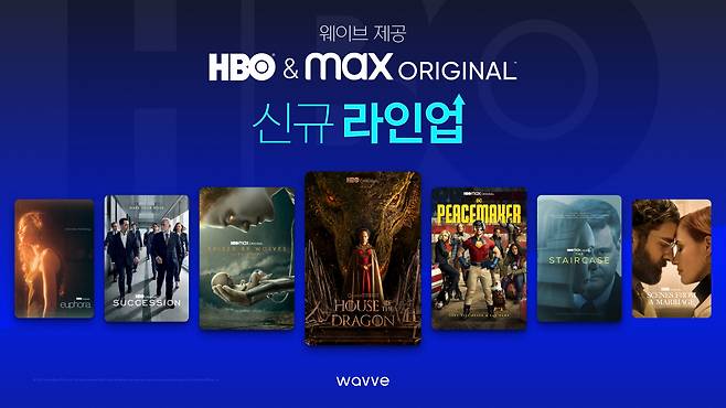 웨이브는 28일 HBO와 대규모 콘텐츠 독점 공급 계약을 맺었다고 밝혔다. HBO의 OTT 'HBO맥스' 오리지널 콘텐츠 일부가 웨이브에 공개될 예정이다. [웨이브 제공]