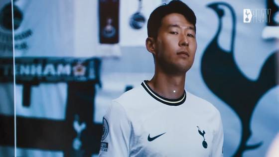 손흥민은 새시즌 프리미어리그 개막을 앞두고 프로필 영상을 찍었습니다. (사진='스퍼스 플레이' 캡처)